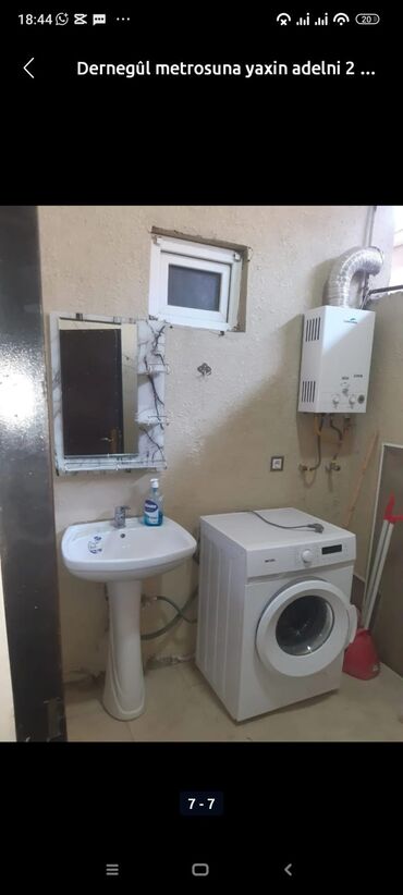 Uzunmüddətli kirayə evlər: 60 kv. m, 2 otaqlı, Telefon, Qaz, İşıq — 8