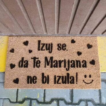 Tepisi i prostirke: Izuj se da te. NE BI IZULA OTIRAC PO VASOJ ZELJI DIMENZIJE — 8