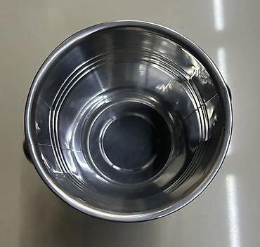 Digər məişət məhsulları: Paslanmayan poladdan buz vedrəsi (çəkic naxışlı) - Material: yüksək — 9