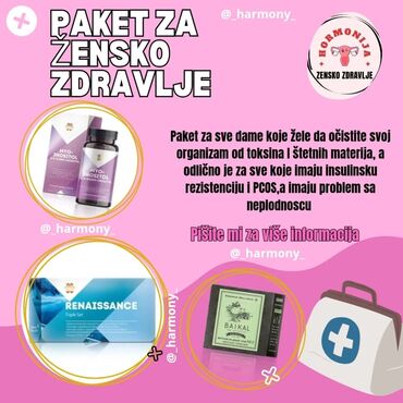 set četkica za šminkanje dm: Paket proizvoda za žensko zdravlje, uključujući kapsule sa