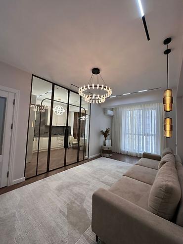 archa group: 2 комнаты, 77 м², Асанбай мкр Элитка, 8 этаж, Дизайнерский ремонт — 2