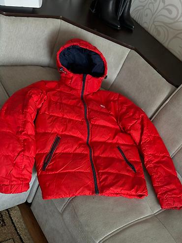 балоневая куртка: Мужская куртка, XS, Tommy Hilfiger, Б/у, цвет - Красный, Самовывоз — 2