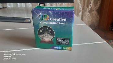 20 yanvara aid şekil: Məhsul: 3D Creative Visualization Lamp – BJK loqolu işıqlı dekor — 1