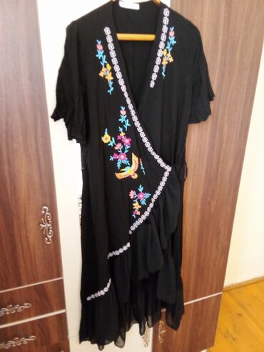 qadin ketleri: Повседневное платье, Миди, Adl, L (EU 40)