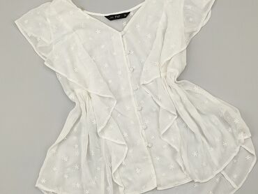 białe bluzki damskie krótki rękaw: Blouse, F&F, 2XL (EU 44), condition - Good