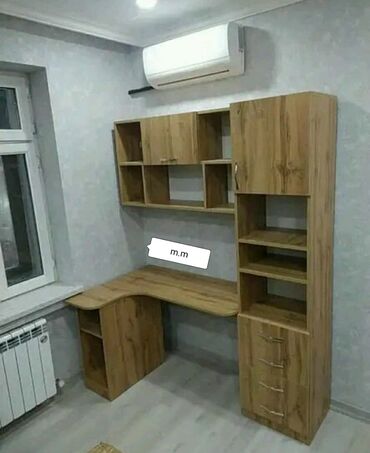 Uşaq masaları: Oğlan və qız üçün, Yeni, Siyirməli, Yazı masası, Stulsuz — 11