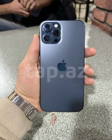 Audio: IPhone 12 Pro Max, 128 GB, Blue Titanium, Simsiz şarj, Face ID