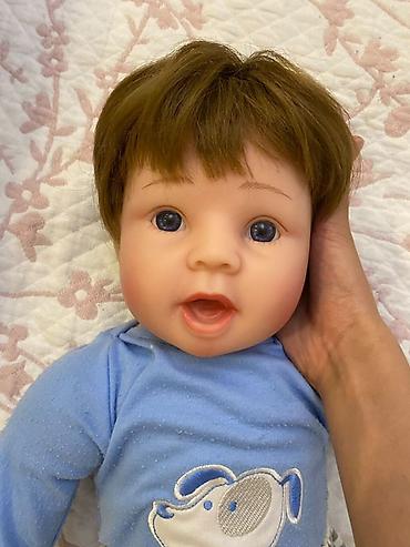 toy boy: Кукла-реборн мальчик - Реалистичная кукла с мягким телом и виниловыми — 3