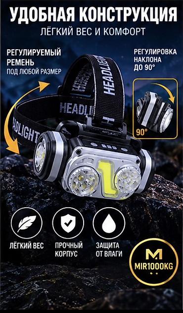 лупа с подсветкой: 🔦 НАЛОБНЫЙ ФОНАРЬ HX-T70S — ЯРКИЙ СВЕТ + ДАТЧИК ДВИЖЕНИЯ Мощный — 5
