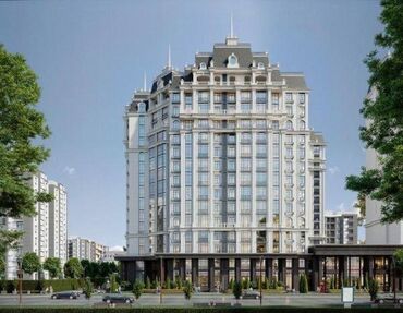 сдается 2 комнатная квартира в джале: 2 комнаты, 81 м², Элитка, 6 этаж, ПСО (под самоотделку)