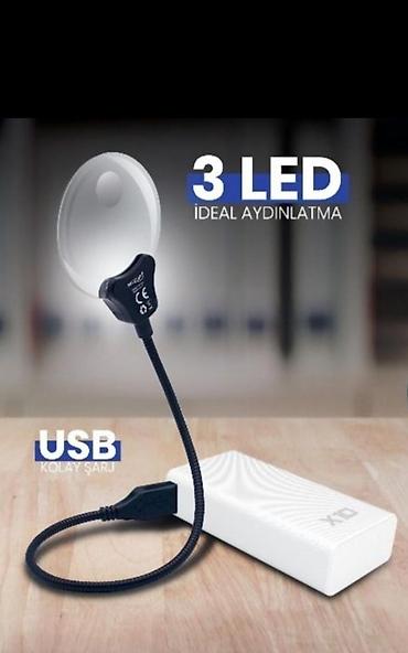 студийная лампа: USB светильник с линзой и гибкой ножкой - Линза: акриловая линза — 1