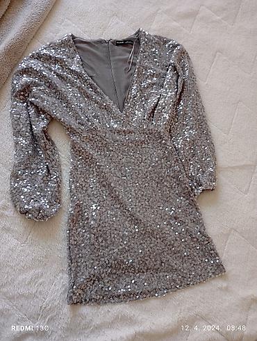 privesci pandora srebro: Haljina Pull&bear, xs, samo jednom nosena, kao nova, prelepo stoji — 2
