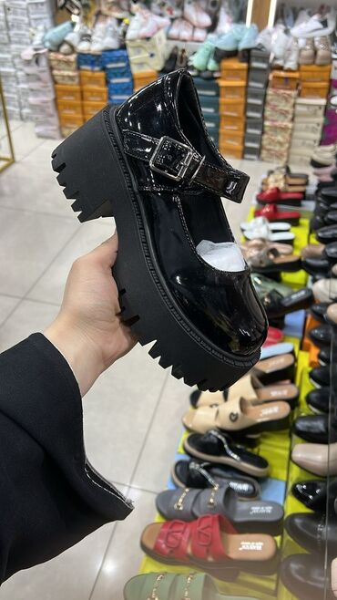 обувь лолита: Туфли Размер: 38, цвет - Черный