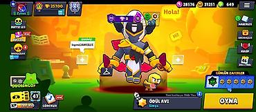 Спортивный инвентарь: Məhsul: Brawl Stars oyun hesabı Xüsusiyyətlər: - Kupa yolu: 25 700 - — 1