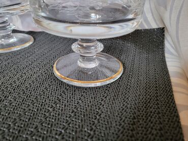 Čaše: Case rucni,rad,kristal murano medici za vino iz 60ih. Case kristal za — 12