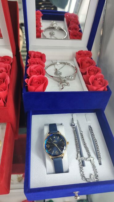 Saat dəstləri: Yeni, Klassik Saat dəsti, rəng - Qızılı — 10