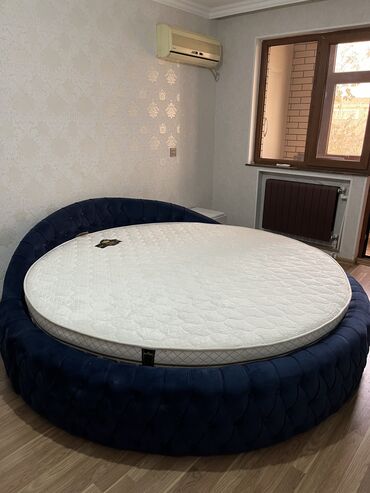 железная кровать: Новый, Двуспальная кровать, Без подьемного механизма, С матрасом, Азербайджан