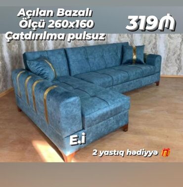 künc divanlar kreditlə: Künc divan, Yeni, Açılan, Bazalı