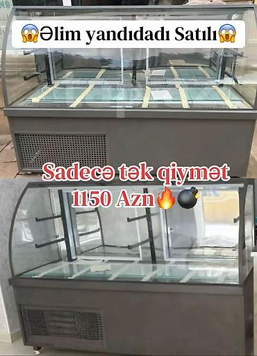 Soyuducu avadanlığı: Şirniyyat/vitrin soyuducu vitrin - Material: paslanmayan polad — 1