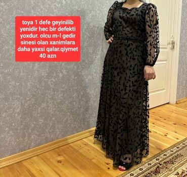 hamile ziyafet geyimleri: Вечернее платье, Мини, L (EU 40)