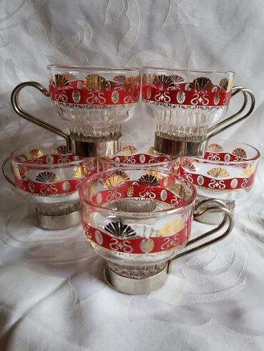 Kuhinjski setovi: Solje za kafu,case za pice iz 70ih. god. italijanske. Solje za — 2