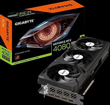 2070 super: Videokart Gigabyte GeForce RTX 4080 Super, 16 GB, İşlənmiş — 1