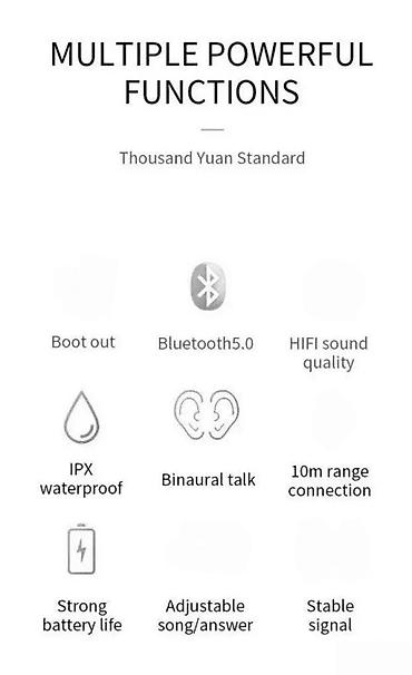 sto za pc: Bežičnie Bluetooth slušalice A6S-T NOVO. Opis proizvoda Bežična — 10