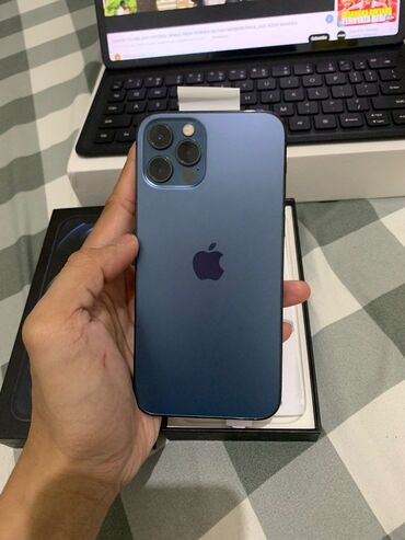 en yaxsi lazer aparati hansidir: IPhone 12 Pro, 256 GB, Pacific Blue, Face ID