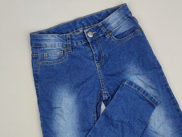 jeansy marszczone w pasie: Jeans, Y.F.K., 11 years, 146, condition - Very good