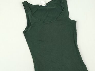 zielone t shirty: T-shirt, H&M, XS, stan - Dobry