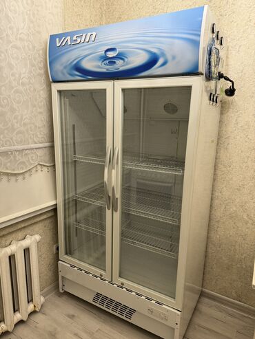 витринный холодильник купить бишкек: Муздаткыч Колдонулган, Эки эшиктүү, 96 * 180 *