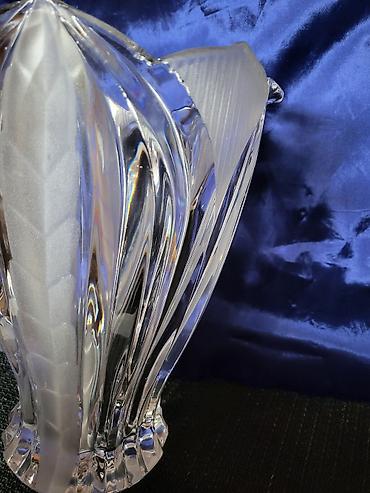 Čajnici: Bokal kristal,rucni rad Jugoslavija iz 70ih. Masivan bokal sa — 6