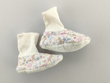 białe wełniane skarpety: Шкарпетки, 22–24, стан - Хороший