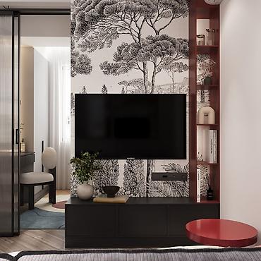 Продажа квартир: 1 комната, 30 м², Элитка, 9 этаж, Дизайнерский ремонт — 6