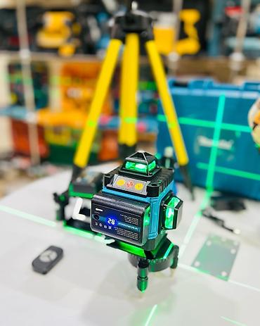 sandık: Makita yaşıl şüalı 360° lazer nivelir dəsti Xüsusiyyətlər: - 12 — 3