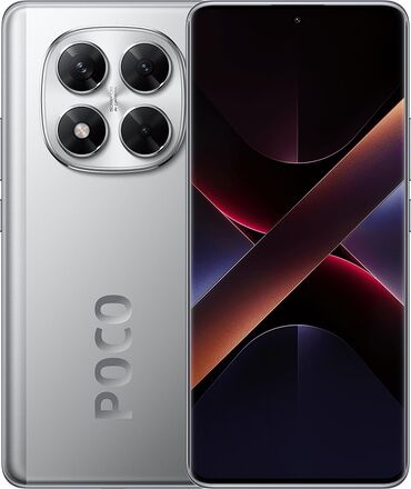 Poco: Poco X7, Б/у, 256 ГБ, цвет - Серый, 2 SIM, eSIM