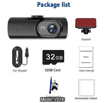Avtoelektronika: Videoreqistratorlar, Yeni, Zərbə sensoru ilə, 32 gb, Çin, Pulsuz çatdırılma — 3