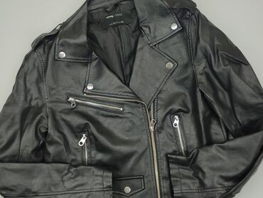 legginsy eko skóra: Leather jacket, SinSay, XL (EU 42), condition - Very good