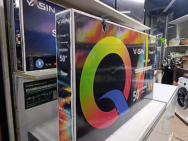 Телевизоры: Телевизор YASIN 50Q90M, диагональ 50" (126 см). Модель на платформе — 3