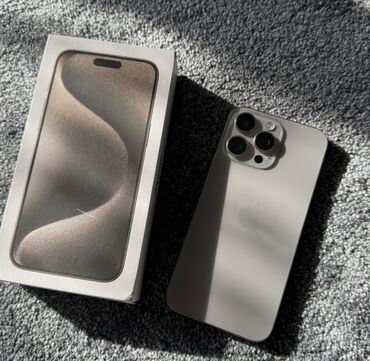 iphone 15 pro 128 qiymeti: IPhone 15 Pro, 128 GB, Natural Titanium