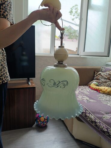 distillə edilmiş su: Люстра, 1 лампа, Стекляные