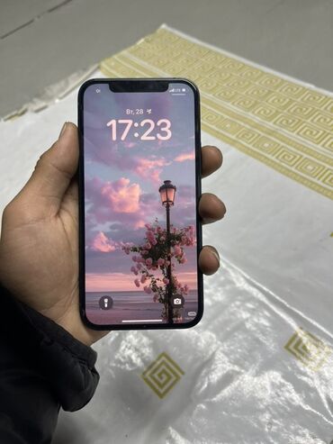 задний вид камера: IPhone 12, 128 ГБ, Синий, Защитное стекло, 80 %