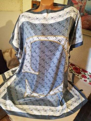 helanke za zimu: 2XL (EU 44), Silk, Print, color - Grey