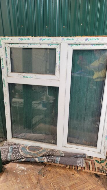 ремонт окна: Пластиковое окно, Глухое, цвет - Белый, Б/у, Самовывоз