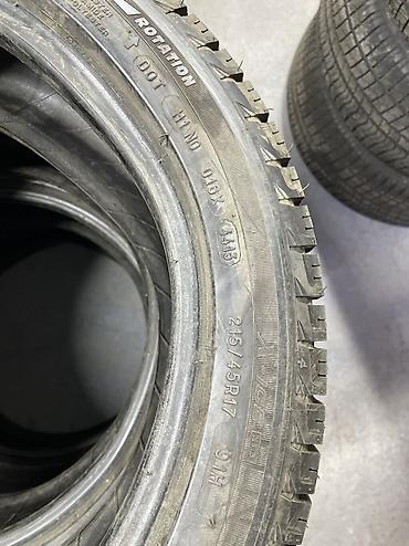 45: Шины 215 / 45 / R 17, Всесезонная, Б/у, Комплект, Легковые, Италия, Michelin — 4
