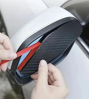 prednja kamera za auto: Univerzalni viziri za retrovizore – karbonski izgled - Funkcija — 2