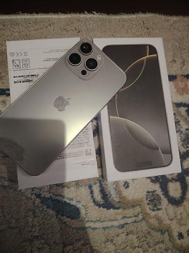 IPhone 15 Pro Max, Б/у, 1 ТБ, Natural Titanium, Коробка, 100 %