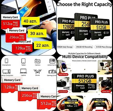 YENİ - YADDAŞ KARTLARI satılır. + ADAPTER❗️ MEMORY CARD: 32 gb