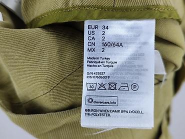 w34: Spodnie materiałowe damskie, rozmiar 2XS — 5