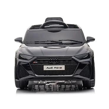 Dečiji električni automobili: Audi RS6 – Licencirani auto na akumulator za decu (crni) Šifra — 19